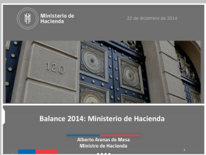 Balance 2014 - Gobierno de Chile