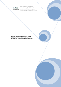 EJERCICIOS RESUELTOS DE ESTADÍSTICA BIDIMENSIONAL