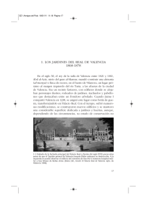 Capítulo I. Los Jardines del Real de Valencia 1868-1878