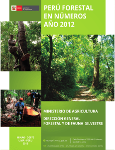 Perú Forestal en números año 2012