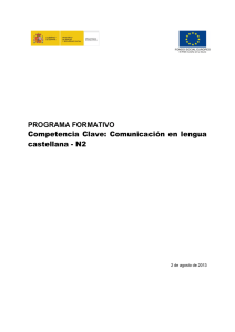 Comunicación en lengua castellana