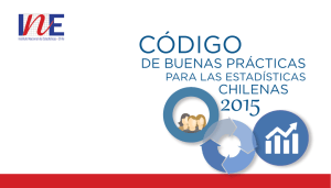 Código de Buenas Prácticas para las Estadísticas Chilenas 2015