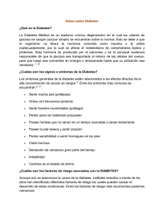 Diabetes - Departamento de Salud de Puerto Rico