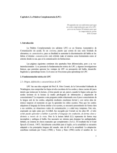 La Palabra Complementada (LPC) - Universidad Autónoma de Madrid