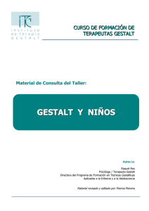 Gestalt y Niños - Instituto de Terapia Gestalt