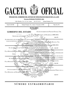 Gaceta Oficiales - segobver.gob.mx