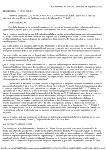 YPF - Comisión Arbitral del Convenio Multilateral