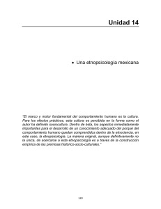 Una etnopsicología mexicana - Universidad América Latina