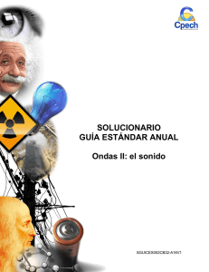 Solucionario Ondas II: el sonido 2016