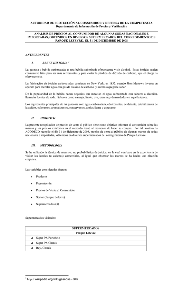 AUTORIDAD DE PROTECCIÓN AL CONSUMIDOR Y DEFENSA DE