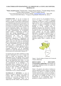 Caracterizacion edafologica al sureste de la cuenca de Cointzio