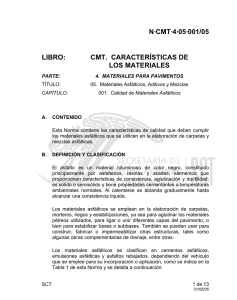 n·cmt·4·05·001/05 libro - Normativa para la Infraestructura del