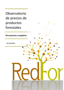 Observatorio de precios de productos forestales