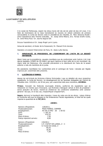 Acta 23/2011 - Ajuntament de Mollerussa