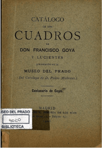 cuadros - Goya en El Prado