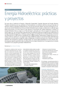 Energía Hidroeléctrica: prácticas y proyectos