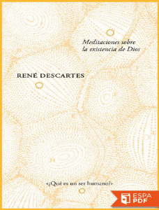 Meditaciones sobre la existenci - Rene Descartes