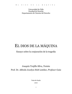 el dios de la máquina - Repositorio Académico