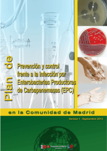 Plan de Prevención y control frente a la infección por EPC