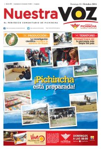 25 de octubre de 2015 - GAD Provincia de Pichincha