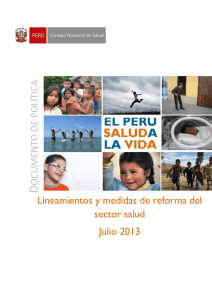 Documento de la Reforma en Salud