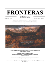 Fronteras de la Historia Volumen 8, núm. 8, 2003