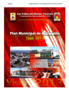 plan de desarrollo municipal san pablo del monte