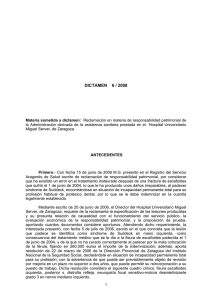 dictamen 6 / 2008 - Gobierno de Aragón