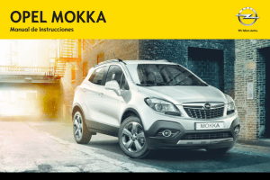 OPEL MOKKA Manual de Instrucciones