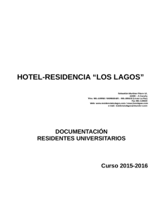 hotel-residencia “los lagos” - Residencia de Estudiantes Los Lagos