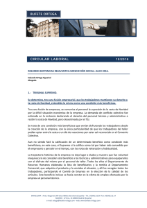 Circular Laboral 18/2016 - Gremi Editors de Catalunya