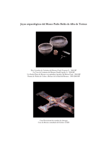 Joyas arqueolgicas del Museo Padre Belda de Alba de Tormes