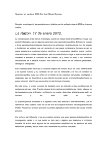 La Razón. 17 de enero 2012. - E