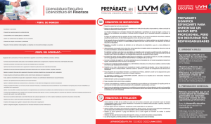 Licenciatura en Finanzas - Universidad del Valle de México