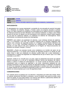 MINISTERIO DEL INTERIOR Informe UCSP 2015/039