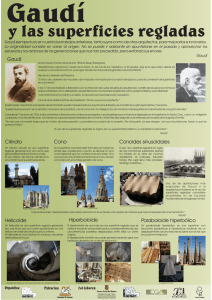 Gaudí y las superficies regladas