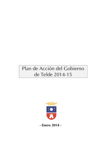 Plan de Acción de Gobierno de Telde para 2014