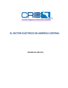 el sector eléctrico en américa central