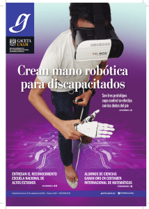 Crean mano robótica para discapacitados