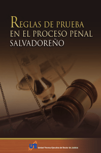 Reglas de Pruebas en el Proceso Penal Salvadoreño