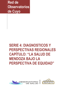 Red de Observatorios de Cuyo SERIE 4: DIAGNOSTICOS Y