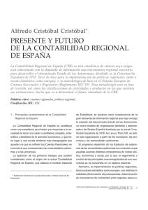 presente y futuro de la contabilidad regional de españa