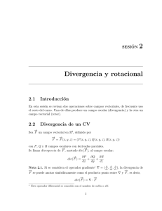 Divergencia y rotacional - Matesup