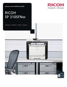 Ricoh SP 311SFNw Brochure_ES