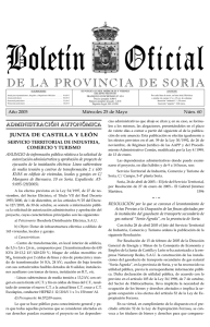 Descargar 280 KB - Boletín Oficial de la Provincia de Soria