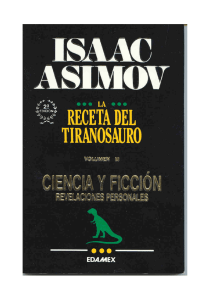 Isaac Asimov - La Receta del Tiranosaurio III, Ciencia y Ficcion