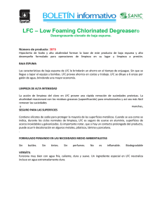 LFC – Low Foaming Chlorinated Degreaser