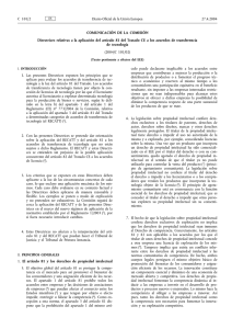 Directrices relativas a la aplicación del artículo 81 del Tratado CE a