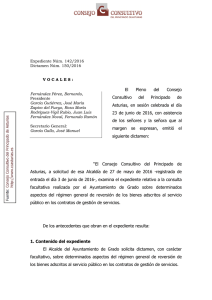 Dictamen 150/2016 - Consejo Consultivo del Principado de Asturias
