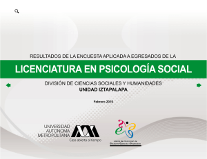 licenciatura en psicología social